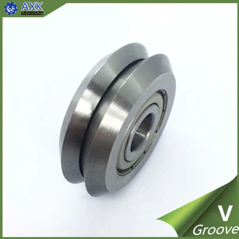 RM3ZZ / W3 12*45.72*15.88 mm v wheeles W Groove Sealed Ball Bearing W3ZZ W3X W3-2RS RM3-2RS