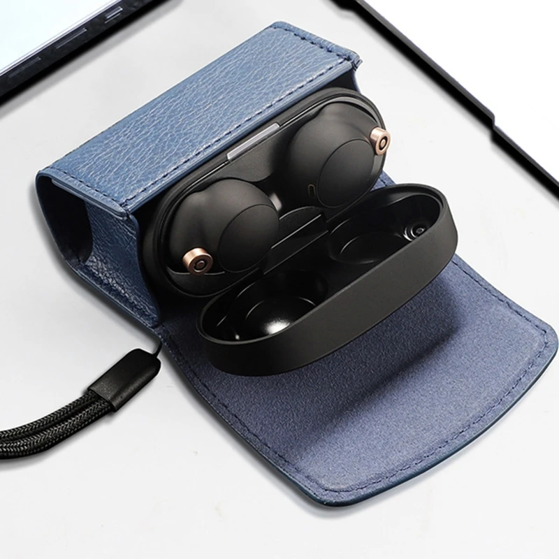 Capa à prova de choque para sony-wf 1000xm4 caso à prova ddurable água durável bluetooth-compatível fone de ouvido protetor do plutônio manga antiderrapante