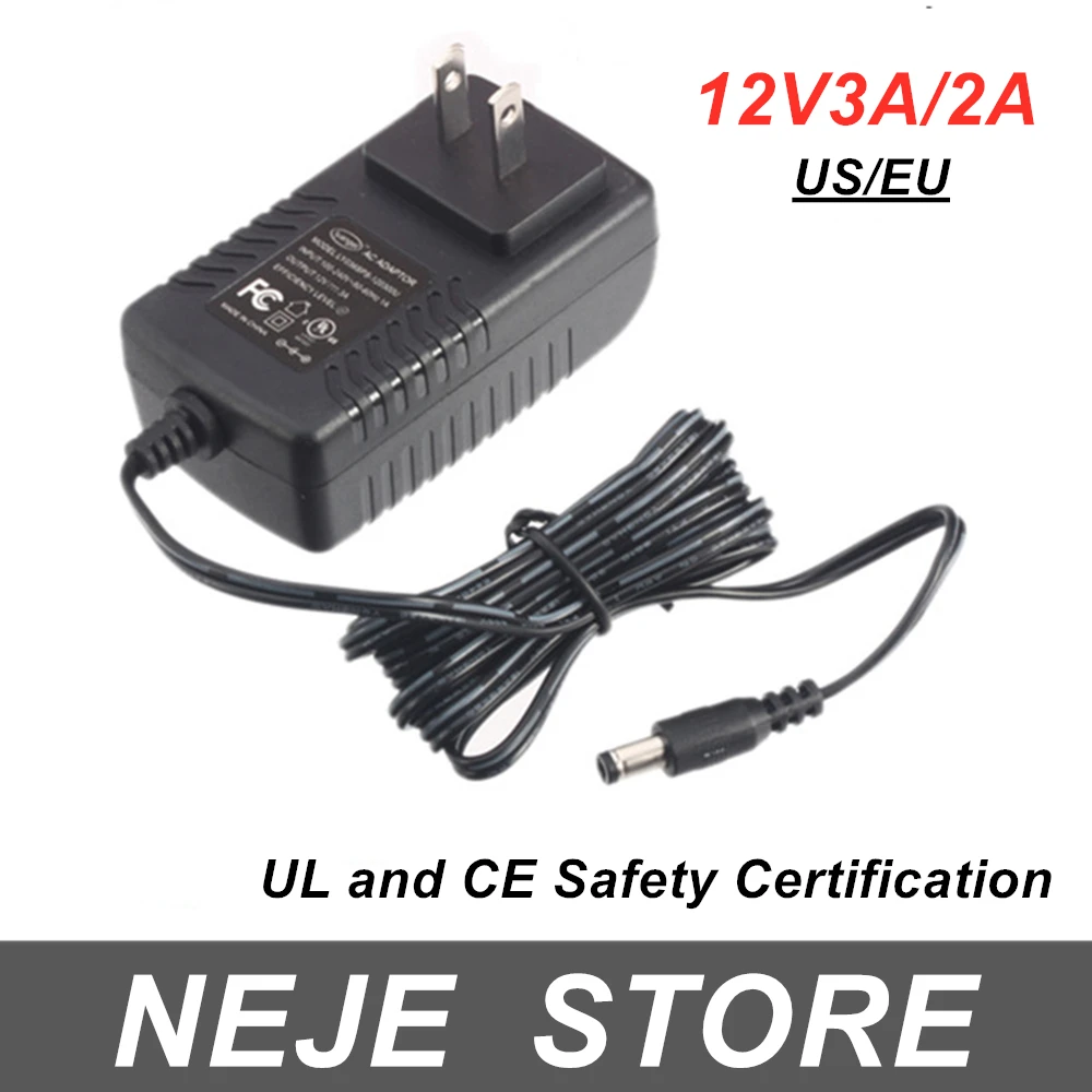 NEJE High Quality High Power 12V 3A/2A Power Adapter for Laser Engraving Machine Cutting Machine NEJE Accessories