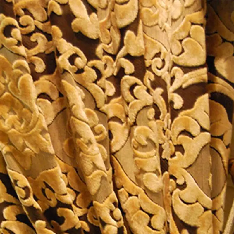 Blackout Canopy Curtain Thick Fashion Christmas Best Quality Luxurious Finished Window Designs Jacquard Luxury Valance Curtains