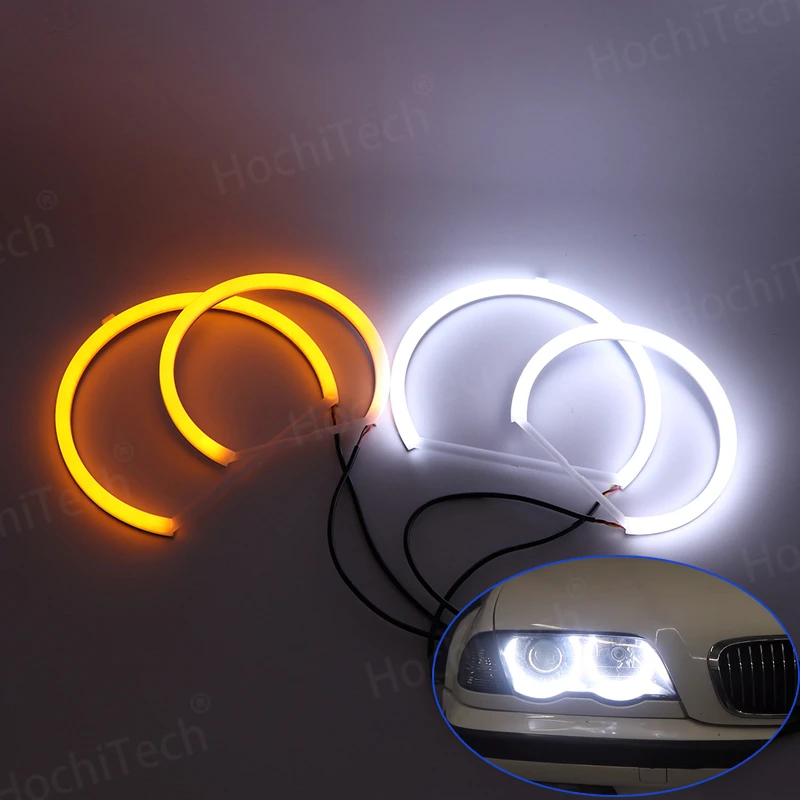 

LED Cotton Angel Eyes rings daytime light for BMW 3 series E46 316i 318i 320d 320i 323i 328i 330i 325xi 330d 330xi 1998-05