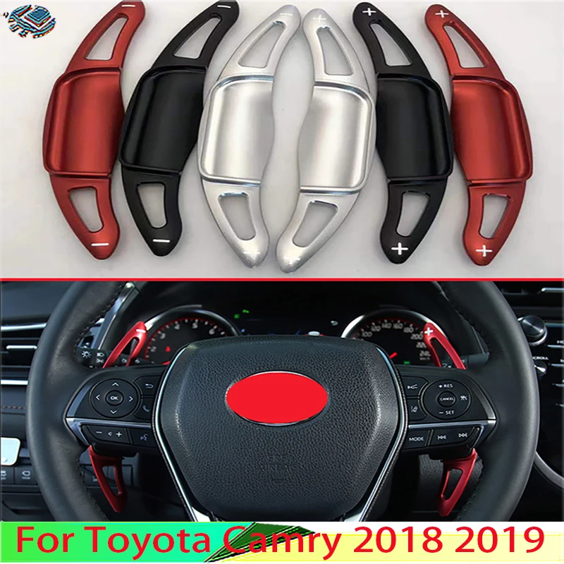 

For Toyota Camry 2018 2019 Car Accessories Aluminum alloy Steering Wheel Shift Paddle Extension