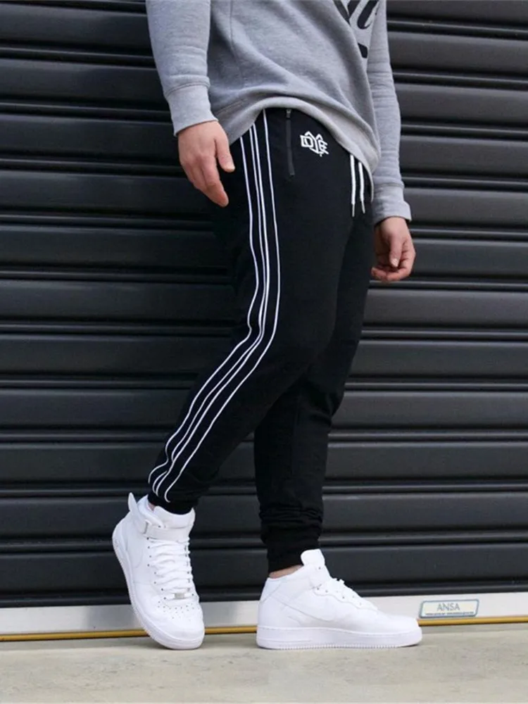 

New Autumn Running Training Fitness Pants Breathable Fashion Small Leg Trousers Male Casual Jogger Slim High Quality Sweatpants