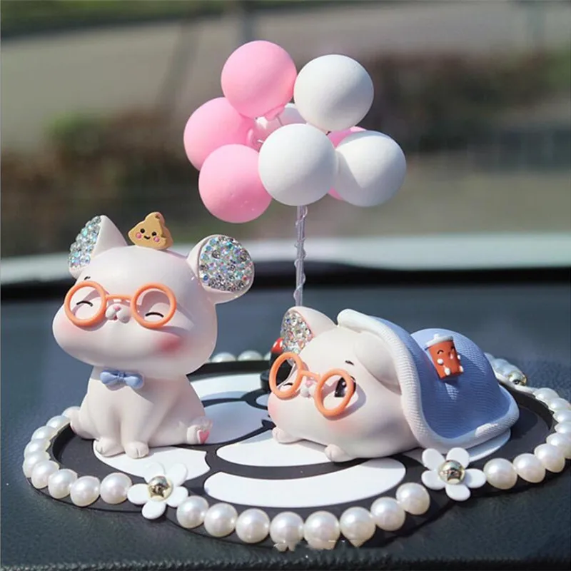 

Creative Car Decoration Cute Mouse Car Doll High-end Car Interior Ornament Decoration Gift