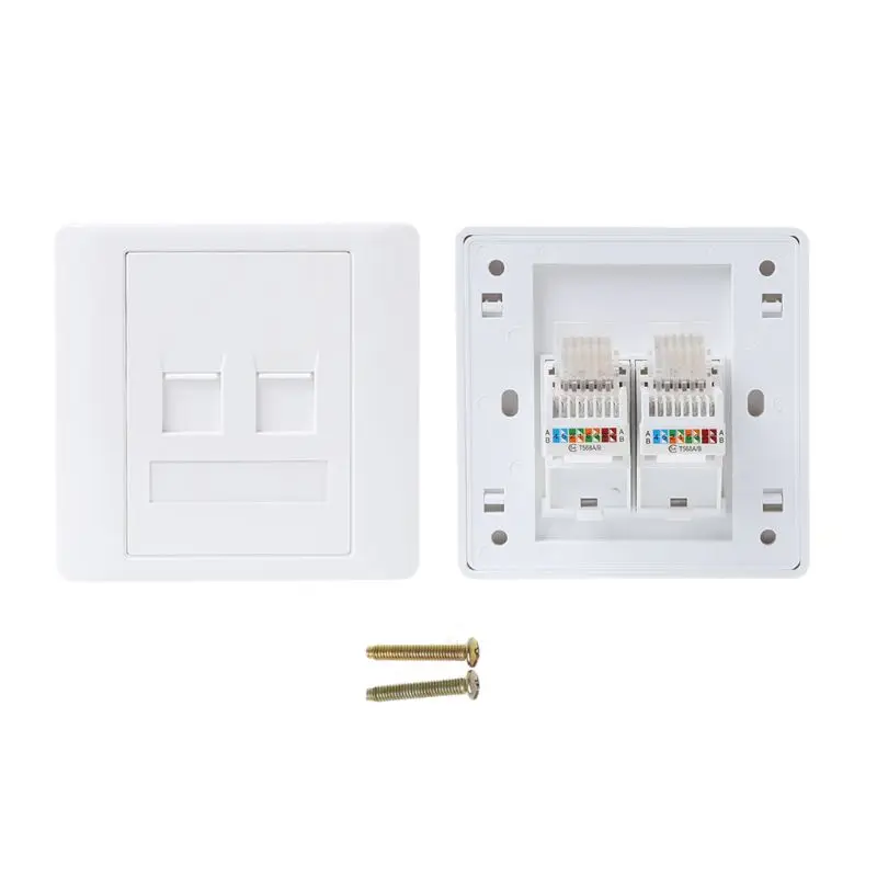 Компьютерная розетка типа 86, сетевой модуль CAT5E, интерфейсная розетка RJ45, настенное электрооборудование, новинка 2020