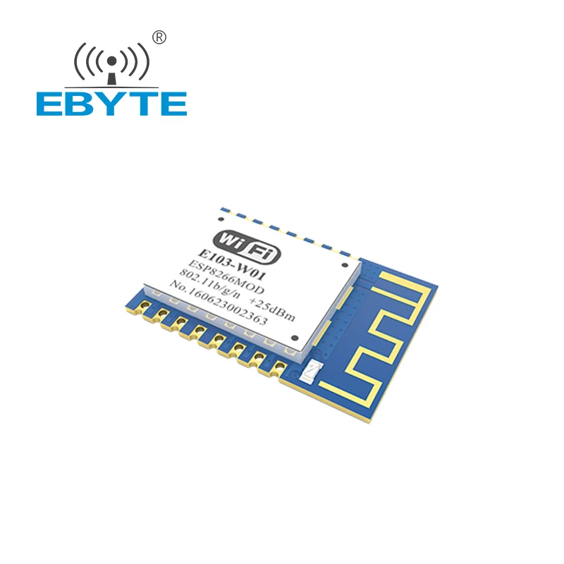 ESP8266EX WiFi IOT Board 2.4GHz 20dBm Wireless WiFi Transceiver Module EBYTE E103-W01 Long Range UART Interface PCB Antenna