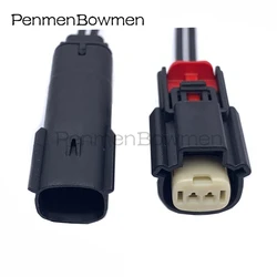 1 Set 2 Pin Auto Lamp Socket Temperature Electrical Cable Connectors Female Wire Harness Plug For 33471-0201 33481-0201