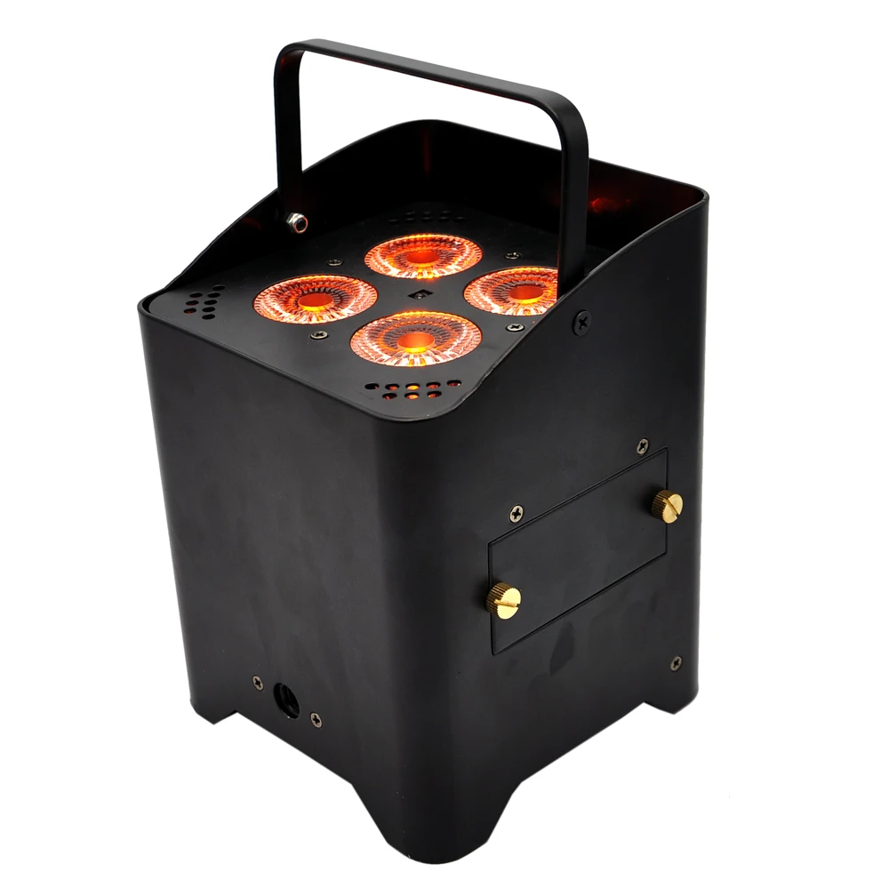 TIPTOP TP-G3045 6X18W Battery Power Wireless Infrared Remote Control 6IN1 Aluminum Led Par Light Freedom Mobile Phone Magic Home