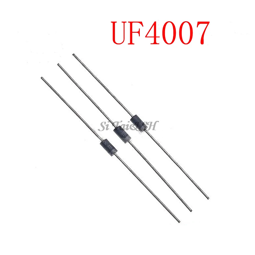 100pcs/lot UF4007 1A 1000V DO-41