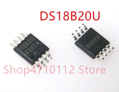 10PCS/LOT DS18B20U DS18B20 18B20 18B20U MSOP-8