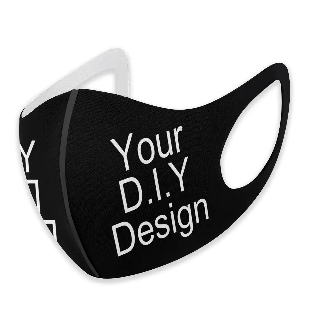 10 teile/los DIY Design Maske Spezialisiert Individuelles Logo Foto Mund Gesicht Maske Atemschutz für Erwachsene Kid Waschbar Wiederverwendbare Anti