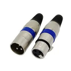 Connettore XLR a 3pin connettore maschio femmina per microfono 6.5mm adattatore MIC ca 10 pezzi