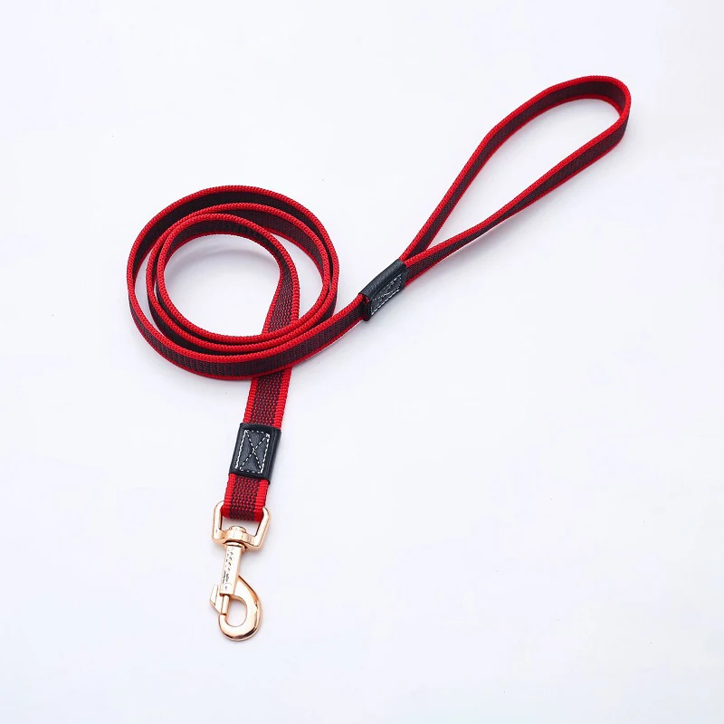 2m 3m 5m long Dog Leash Pet Lead Non-Slip Rubber Nylon Training Walking Rope work Dog Leashes For Small Medium Large big Dogs