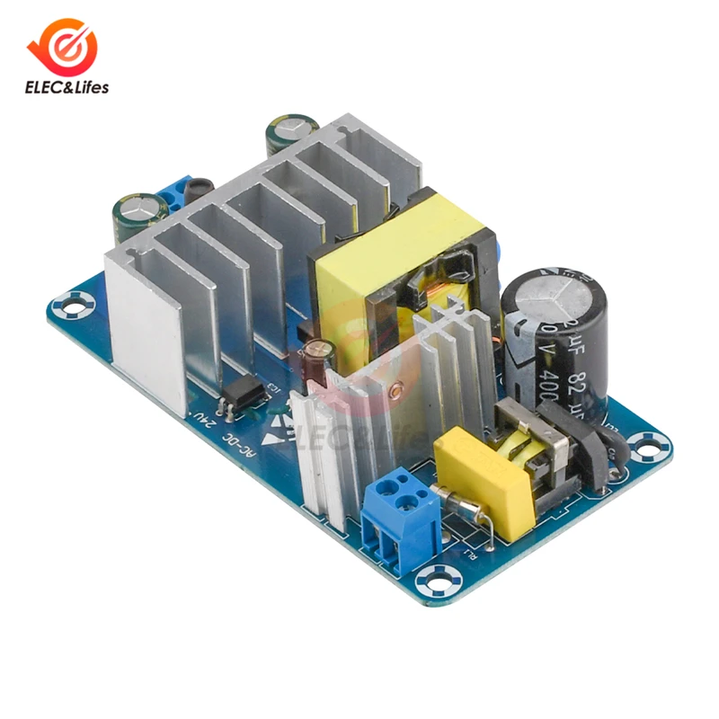 AC 100-240V to DC 24V 4A 6A 8A 100W 150W 240W Power Supply Module Board Switch AC-DC Switch Power Supply Board 50HZ/60HZ