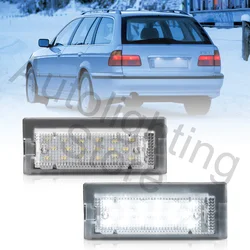 Can-bus LED 라이센스 번호판 라이트 램프, BMW 5 시리즈 E39 투어링 왜건 1996 1997 1998 1999 2000 2001 2002 2003, 2 개