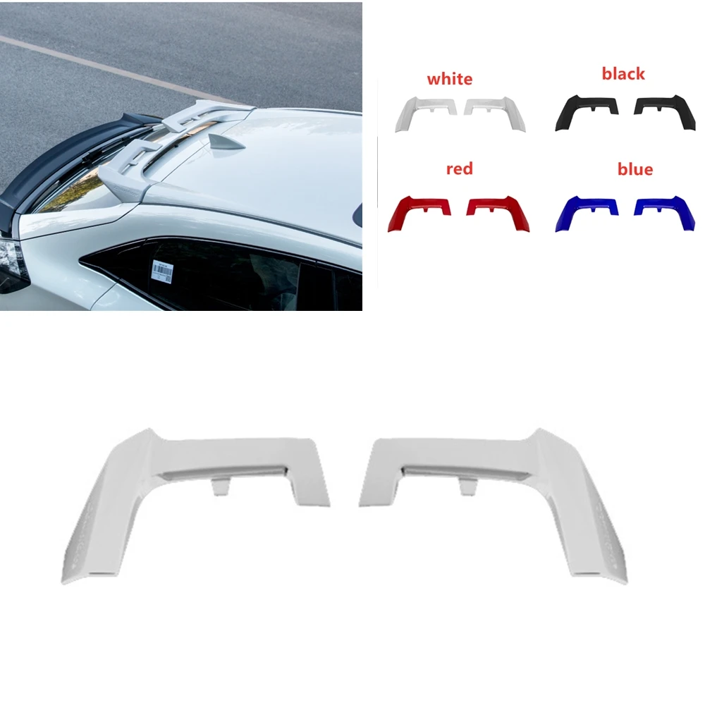 

YOFER Rear Roof Spoiler Wing For Honda Civic 10th Gen Hatchback 2017- 2021 Car Trunk Lid Decklid Flap Trim Canard Splitter Lip