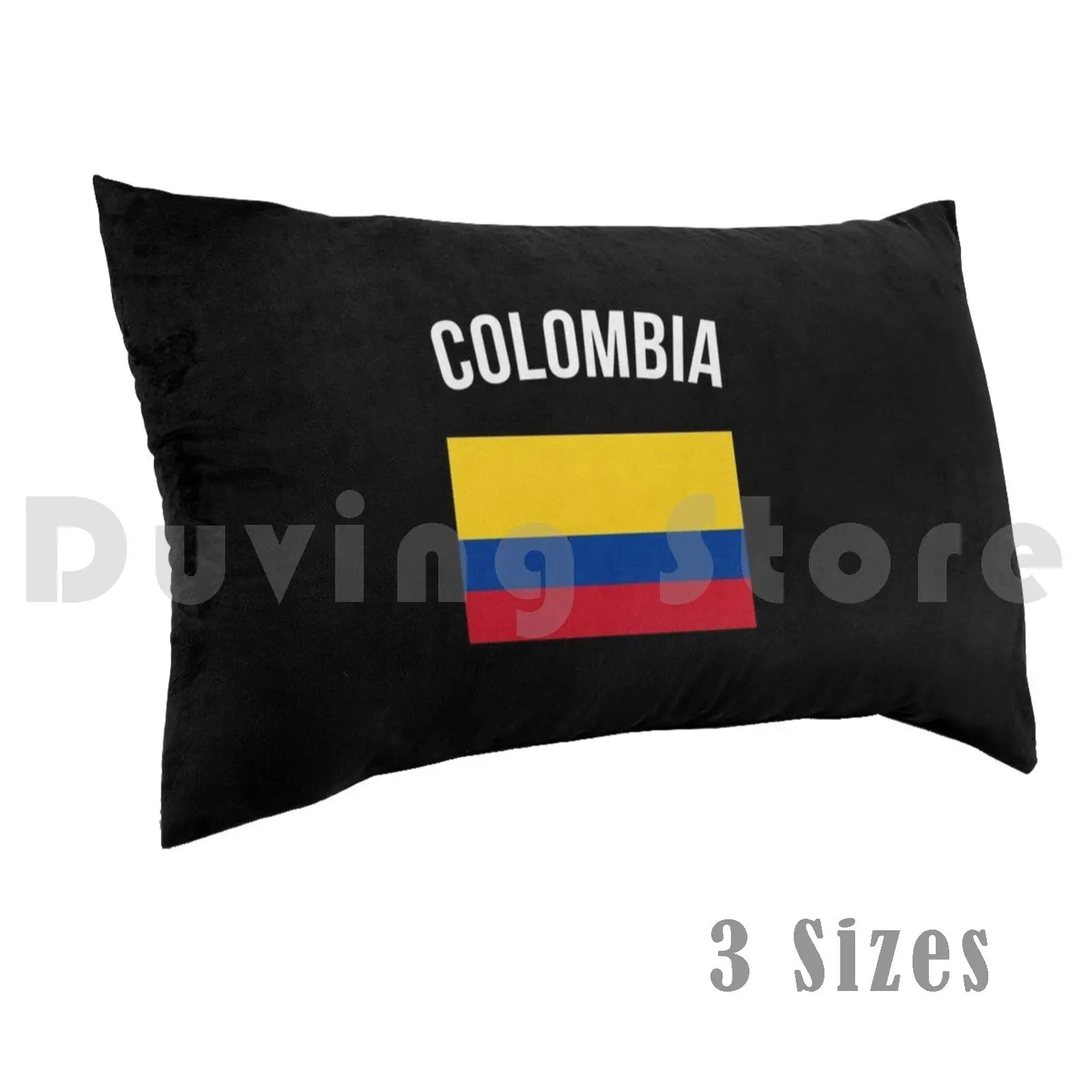 Colombia FlagPillow case Colombia Colombia Flag Colombian Colombian Flag Country Heart Love