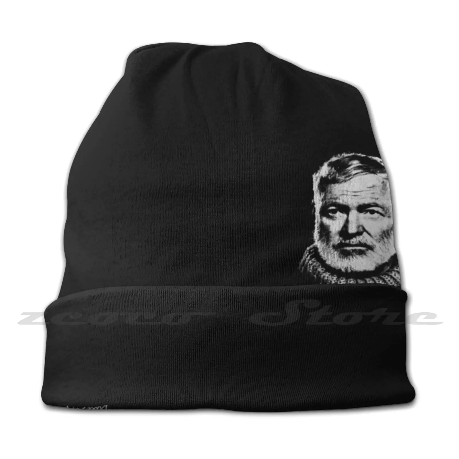 Ernest Hemingway-A Farewell To Arms Diy Pullover Cap Knit Hat Plus Size Keep Warm Elastic Soft Hemingway Ernest Hemingway