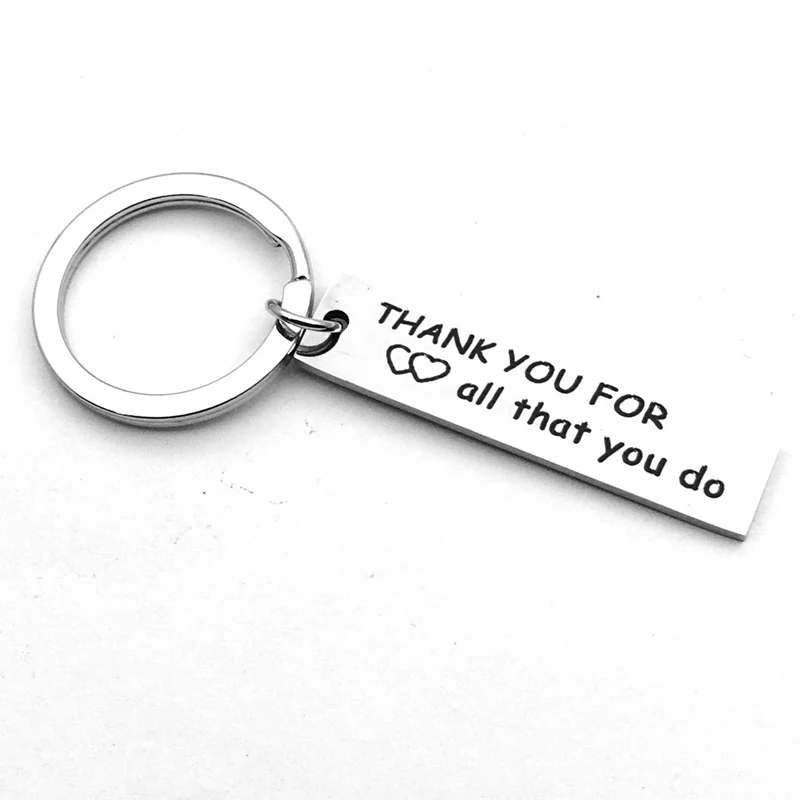 Appreciation Gift Mentor  Gift Thank You for All That You Do Keychain Nurse Teacher Coach Employee Gifts for her or him