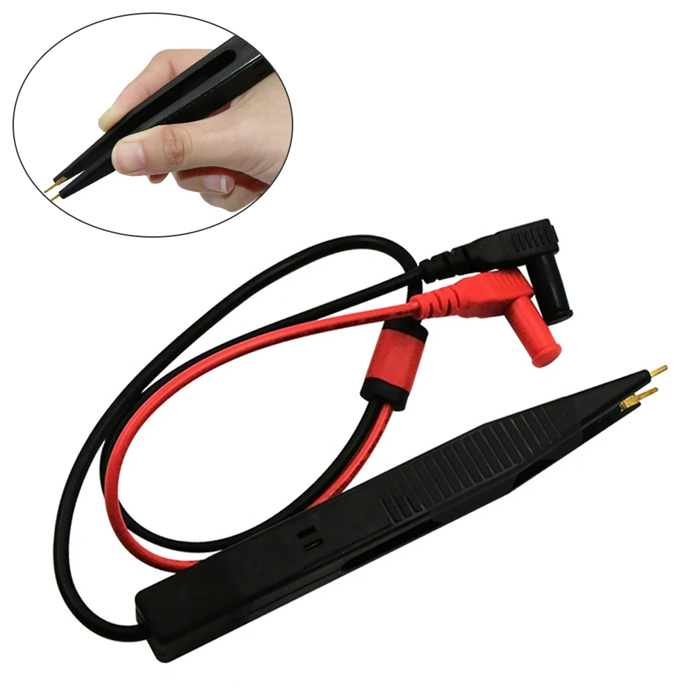 

LCR Multimeter SMD Inductor Test Clip Meter Probe Tweezers LCR Test Pen for Resistor Capacitor Test Clip Multimeter Probe