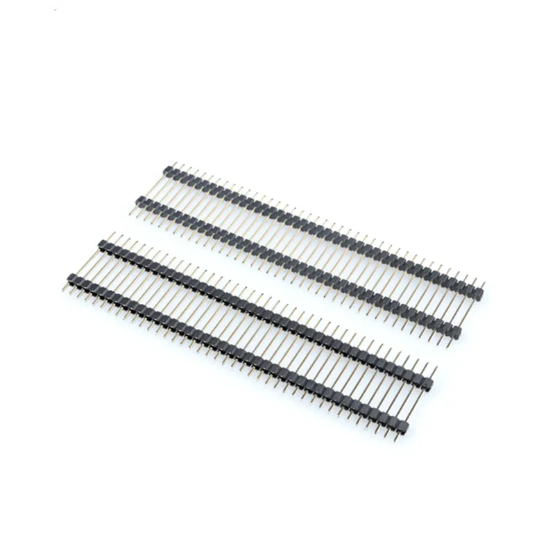 5Pcs 2.54mm Pin Header Straight Needle 1X40P Long 15/17/19/21/23/25/30mm Board Spacer Single Row Double Plastic Copper