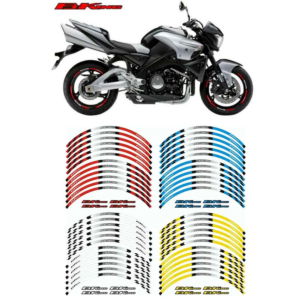 

17" Rim Stripes Wheel Tape Sticker Decals For Suzuki B-KING 2007-2012 GSX1300BK