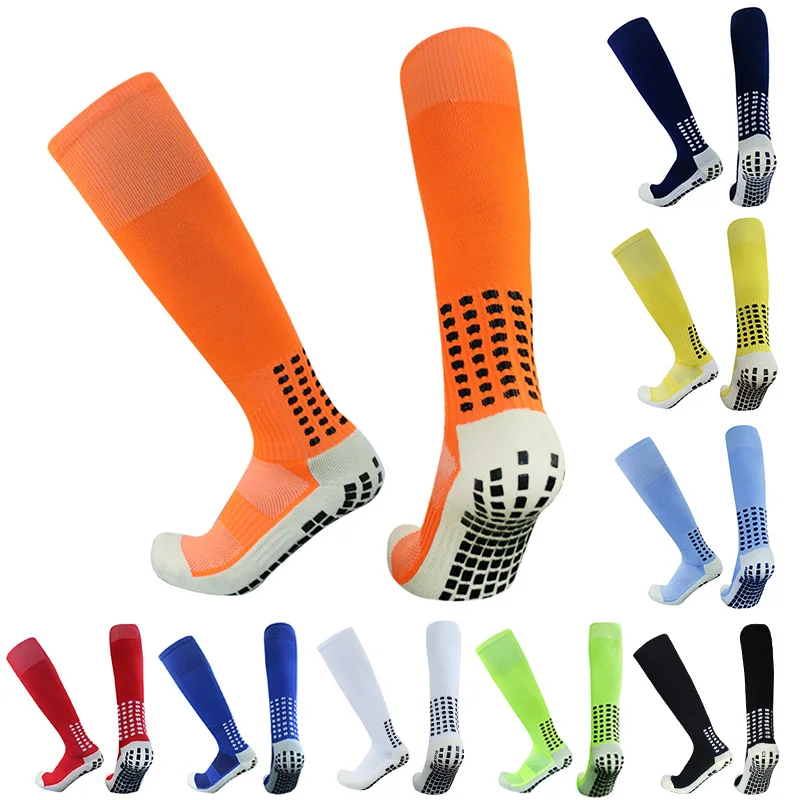 Long Football Socks Multiple Colors  Sports Anti Slip  Grip Rugby  Men and Women Soccer Socks