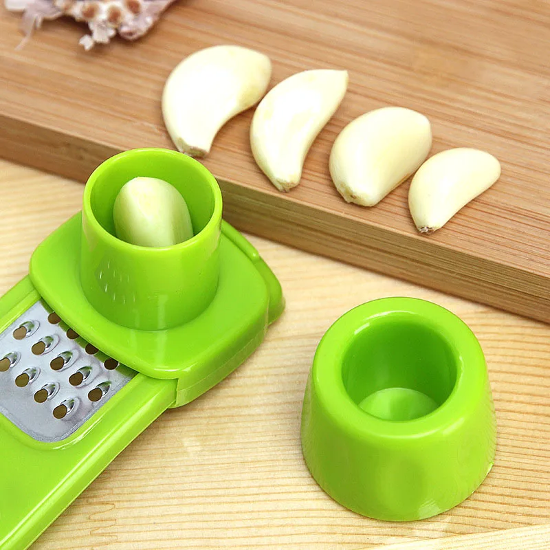 Garlic Peeler Ginger Garlic Press Grinding Grater Planer Slicer Garlic Crusher Chopper Cooking Tool For Kitchen Grater Grinder