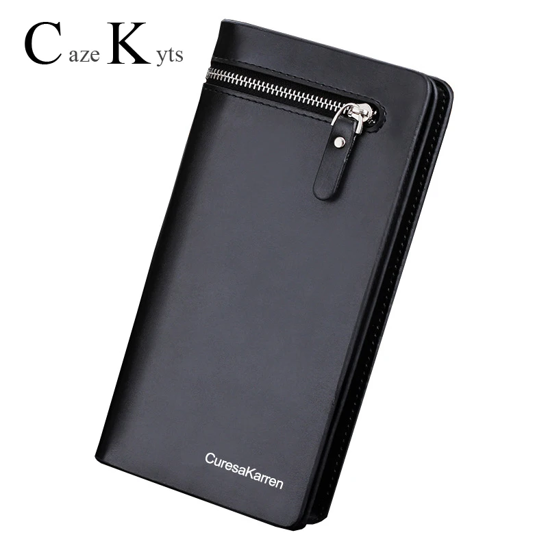 

2020 new wallet men's long zipper clutch bag Korean men's bag small handbag boutique wallet men