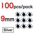 100 Piezas de Plata de 9mm
