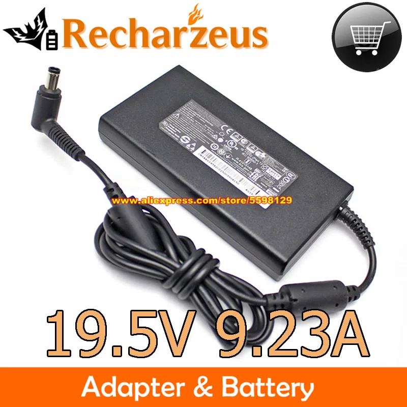 Original 19.5v 9.23A Chicony A17-180P4A A180A049P Power Adapter For ACER PREDATOR 17 G9-792-78G5 MSI WS72 6QJ-2 PT314-51S P970RF