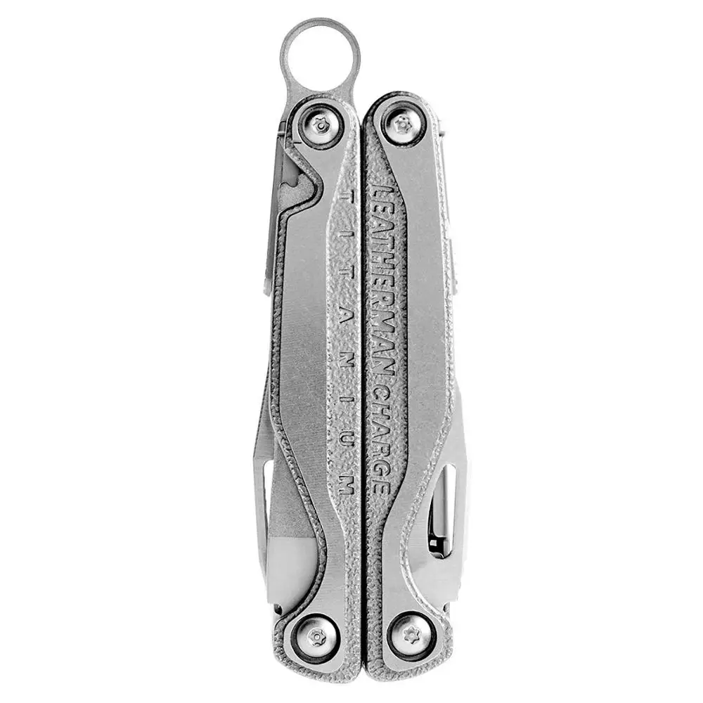 LEATHERMAN - Charge+ TTi Titanium Multitool with Scissors and Premium Replaceable Wire Cutters, Stainless Steel