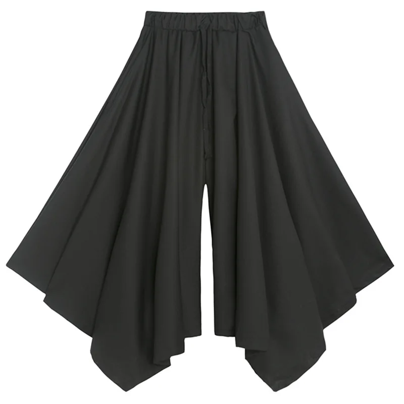 Ladies Pant Skirt Spring And Summer New Classic Dark Irregular Design Yamamoto Style Loose Large Size Wide Leg Skirt