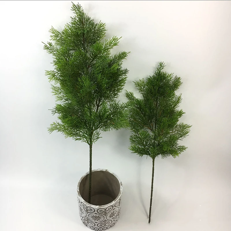 Artificial Green Cypress Tree Leaf Pine Needle Leaves Branch Christmas Wedding Home Office Hotel Decoration