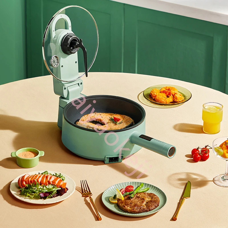 Household Multifunction  cooking machine Automatic Frying Intelligent Robot Wok Fried Rice Machine Wok Cooker