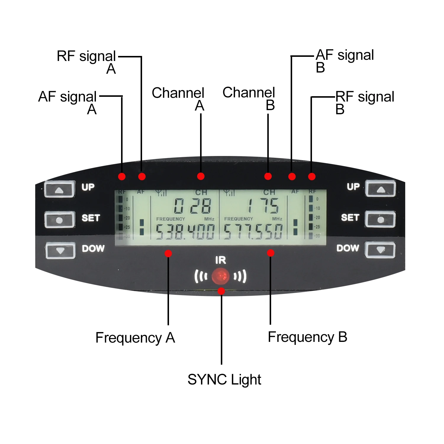 FREEBOSS-micrófono inalámbrico de mano PARA Karaoke, accesorio de 2 vías, frecuencia ajustable, para fiesta, FB-U36