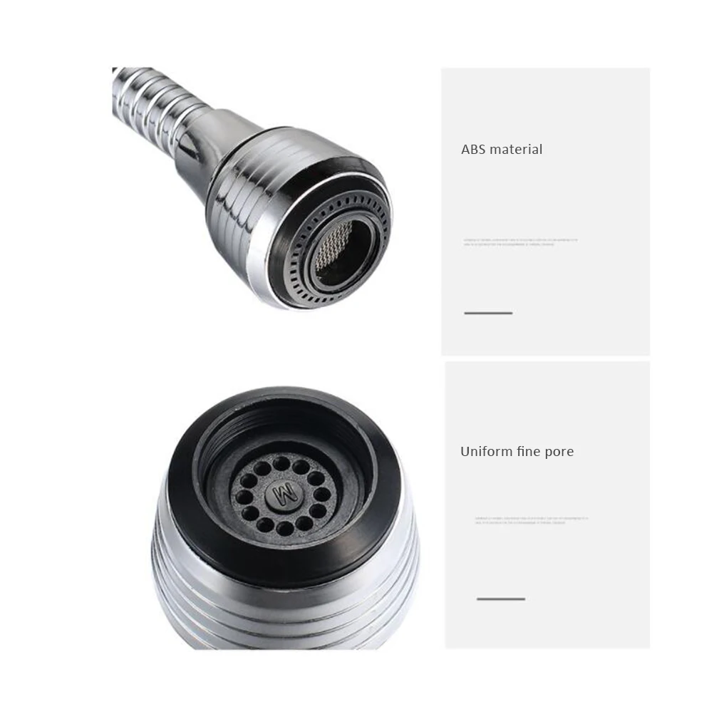 360 Degree Rotatable Faucet Tap Nozzle Filter Adapter Water Saving Filter Sprayer for Bathroom Kitchen