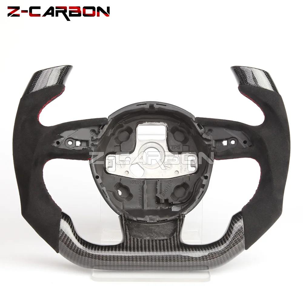 

Steering Wheel Fit For Audi RS 2012-2016 Carbon Fiber Alcantara Leather Racing Wheel Sport Wheel