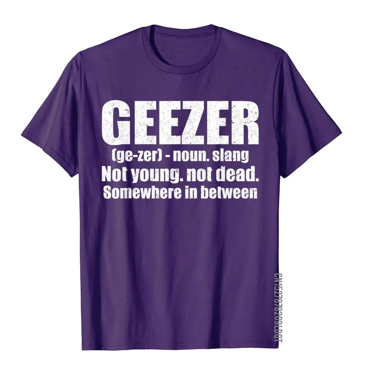 Geezer Definition Gag Gift T-Shirt Humorous Old Man Tee Simple Style Printed Tops & Tees Coupons Cotton Mens T Shirts