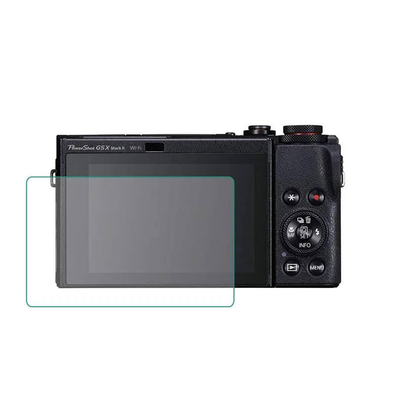 

Tempered Glass Protector Guard for Canon PowerShot G5X Mark II 2/G5 X Mark2 MK2 G5XII Camera LCD Screen Cover Protective Film