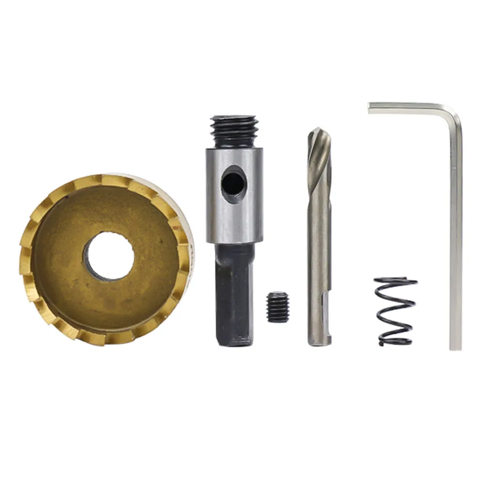 Heißer verkauf 5 stücke HSS Hartmetall Spitze Bohrer Bit Loch Sah Set Edelstahl Metall Legierung 16/18.5/20/25/30mm