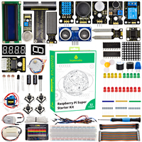 Keyestudio Raspberry Pi 4B Basic/Super Starter Kit DIY Electronic Kit For Raspberry Pi Kit  28/32 Projects  (NO RPI 4B Board)