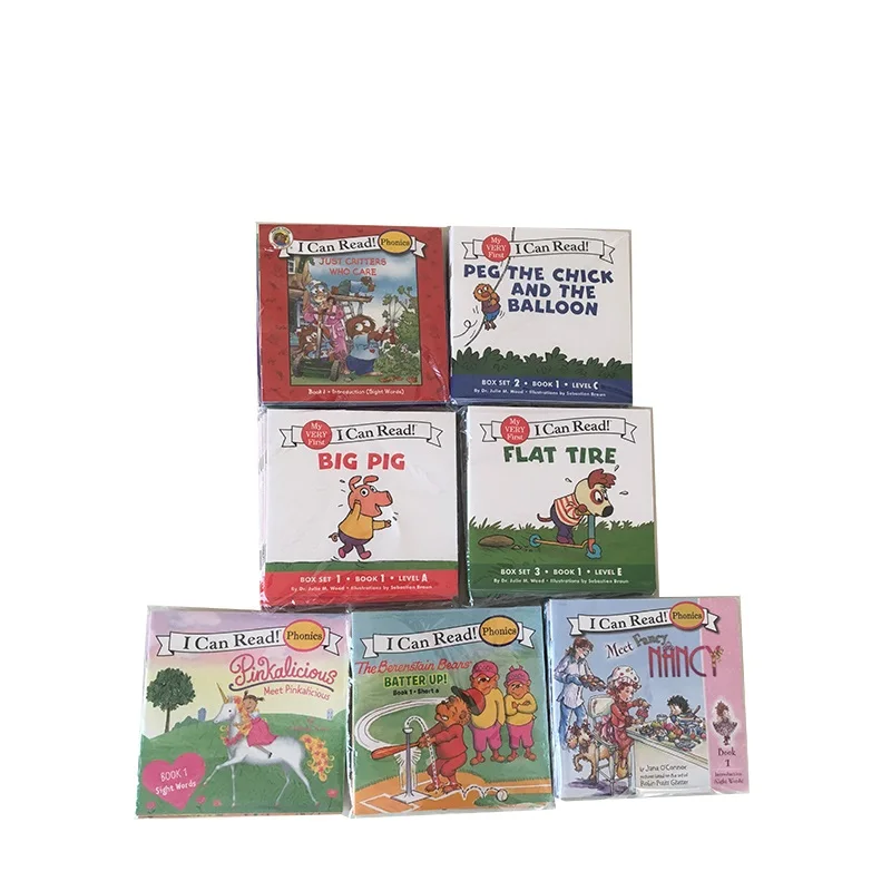 84 Books I Can Read Phonics In English Books for Children Kids Story Picture Pocket Books Baby Learning English Language Toys