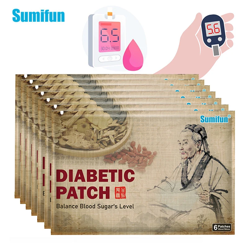 30pcs Lower Blood Glucose Sugar Balance Plaster Medical Diabetic Patch Herbal Stabilizes Blood Sugar Level Health Care D3059