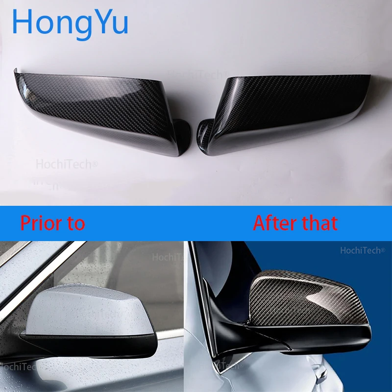 For BMW 5 Series F07 Gran Turismo 2010-2015 100% Real Carbon Fiber Rear View Mirror Cover Side Mirror Caps car styling