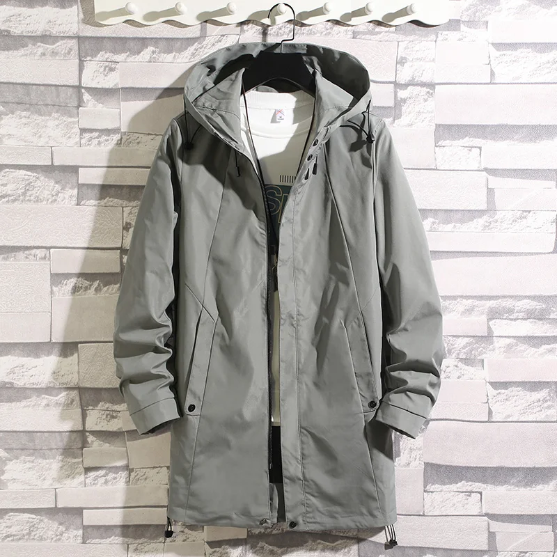 2024 new arrival spring coat men high quality trench coat men,autumn men\'s casual jackets and overcoat ,plus-size M-4XL