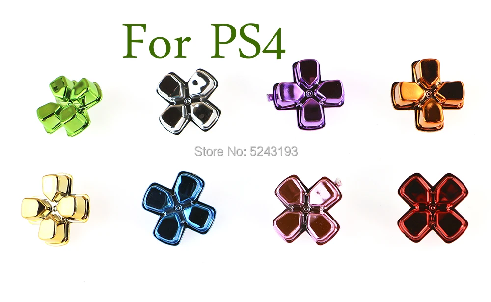 50-pieces-bouton-croise-chrome-d-pad-bouton-d'action-croix-dpad-direction-cle-reparation-remplacement-pour-playstation-dualshock4-ps4-manette-de-jeu