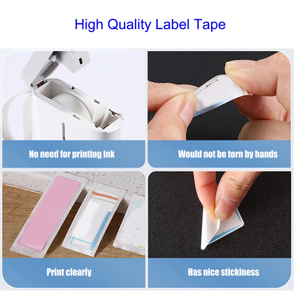 Niimbot D11 D110 Printers Label Supermarket Waterproof Anti-Oil Tear-Resistant Price Label Color Scratch-Resistant Label Paper 1