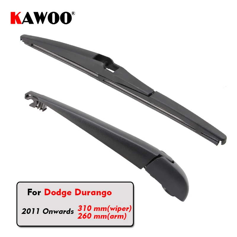 

KAWOO Car Rear Wiper Blade Blades Back Window Wipers Arm For Dodge Durango Hatchback (2011-) 310mm Car Accessories Styling