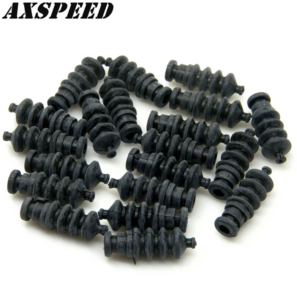 AXSPEED Push Waterproof Rubber Seal Bellows Model 37mm Length for RC Boat Servo Push Rod Seal To Rudder Parts